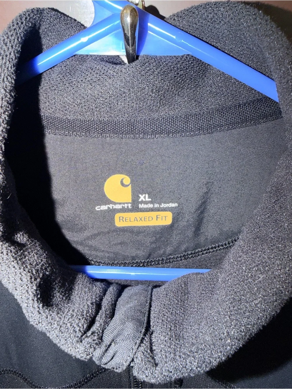 Carhartt Black Full-Zip Performance Fleece Jacket Size XL